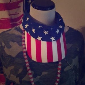 Patriotic Flag Sunvisor